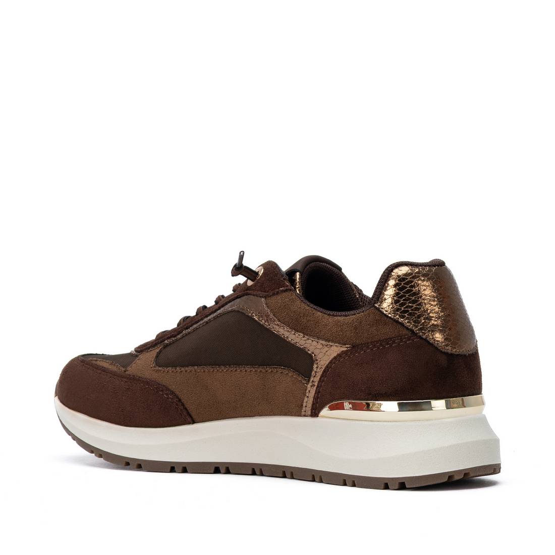 XTI Women's Casual Suede Lace-Up Sneakers 146138
