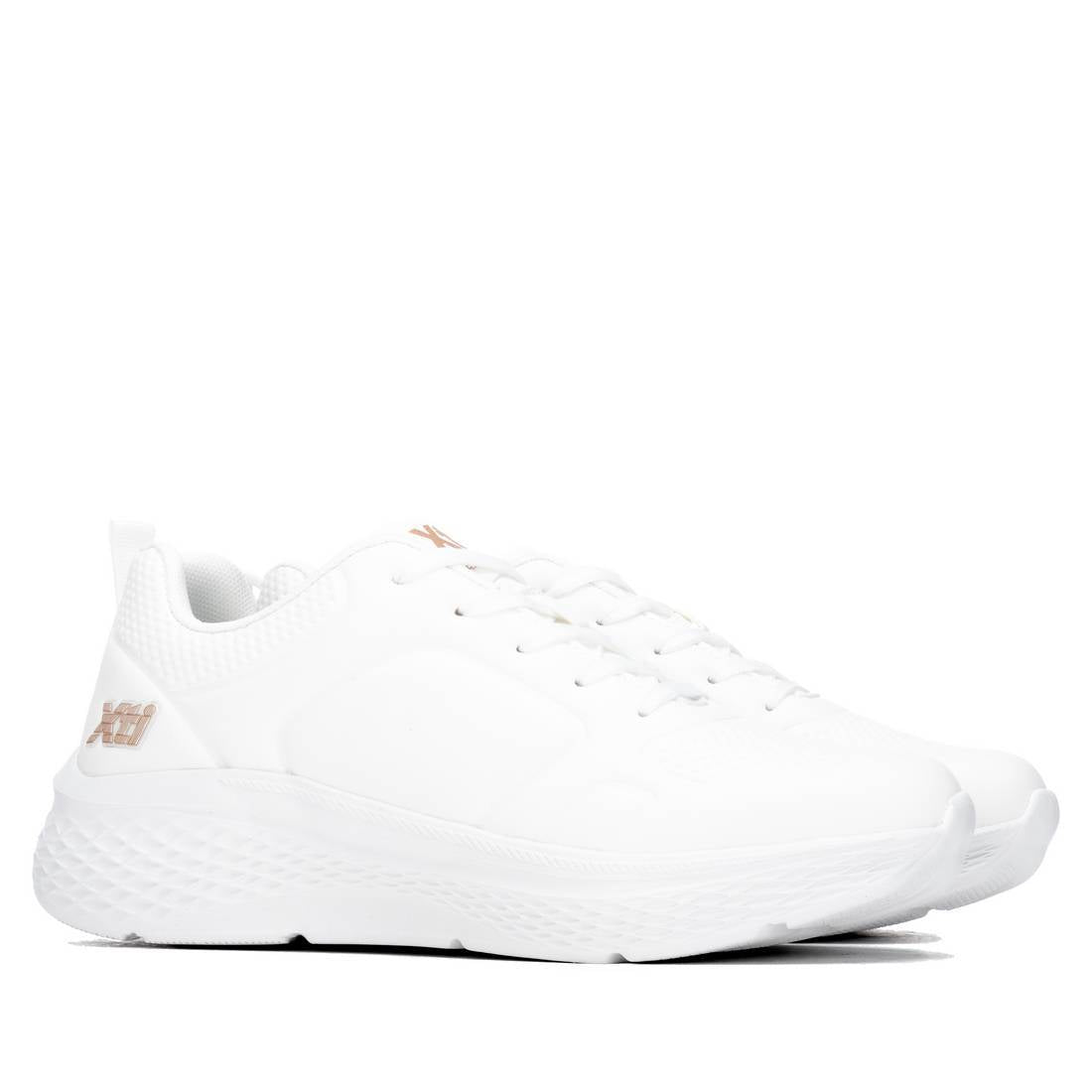 XTI Women's Casual Mini Wedge Lace-Up Sneakers 146271