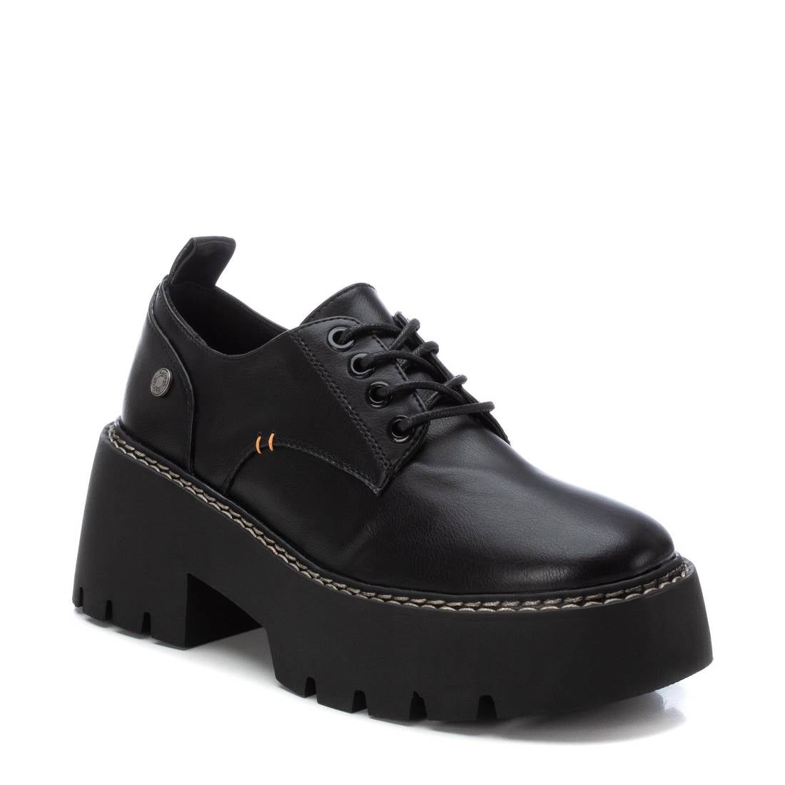 XTI Women's Heeled Lace-Up Loafers By XTI 172072