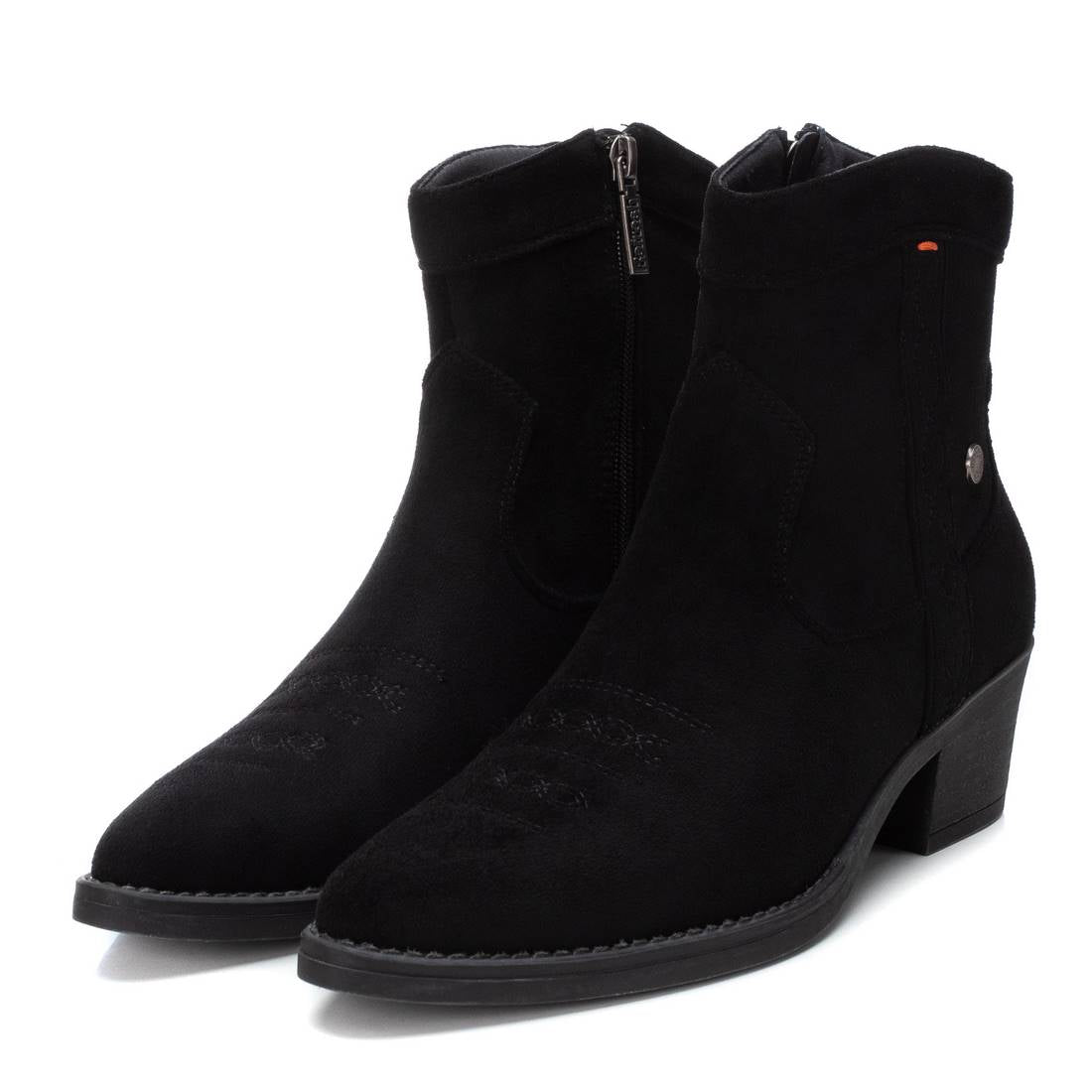 XTI Women's Italian Western Suede Booties By XTI 172126