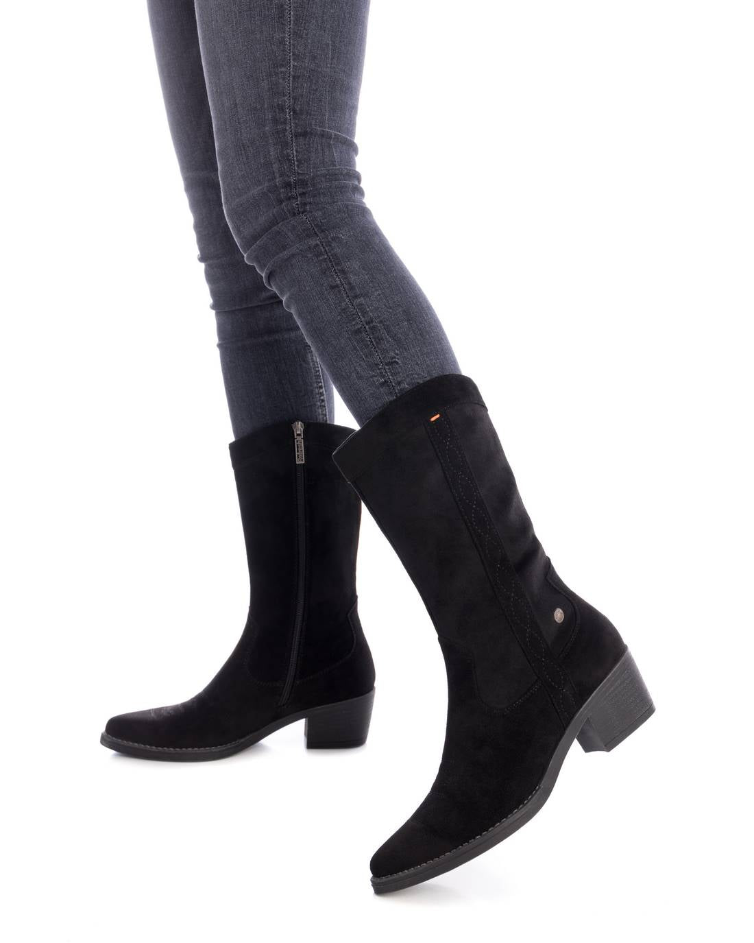 XTI Women's Italian Western Suede Boots By XTI 172127