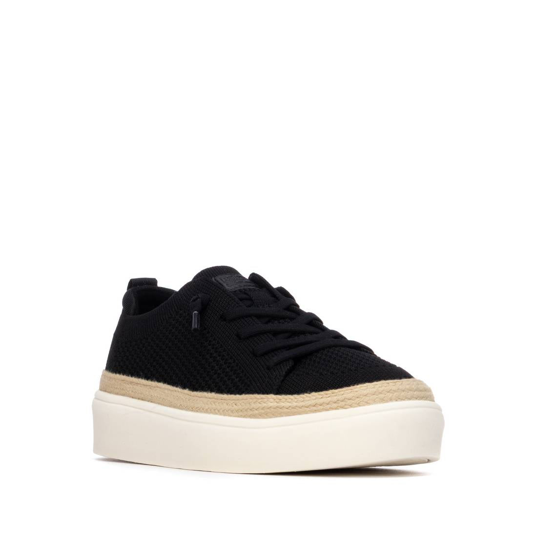 Refresh BLACK TEXTILE LADIES SHOES 175233