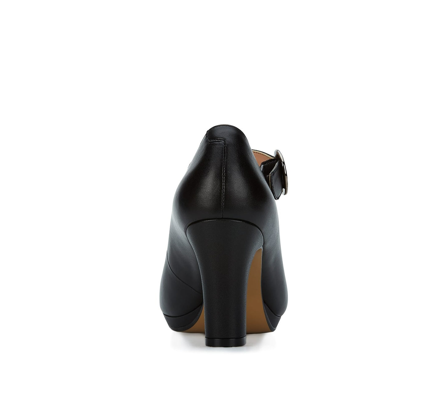 Andrea Leather Heels With Ankle Strap 4134