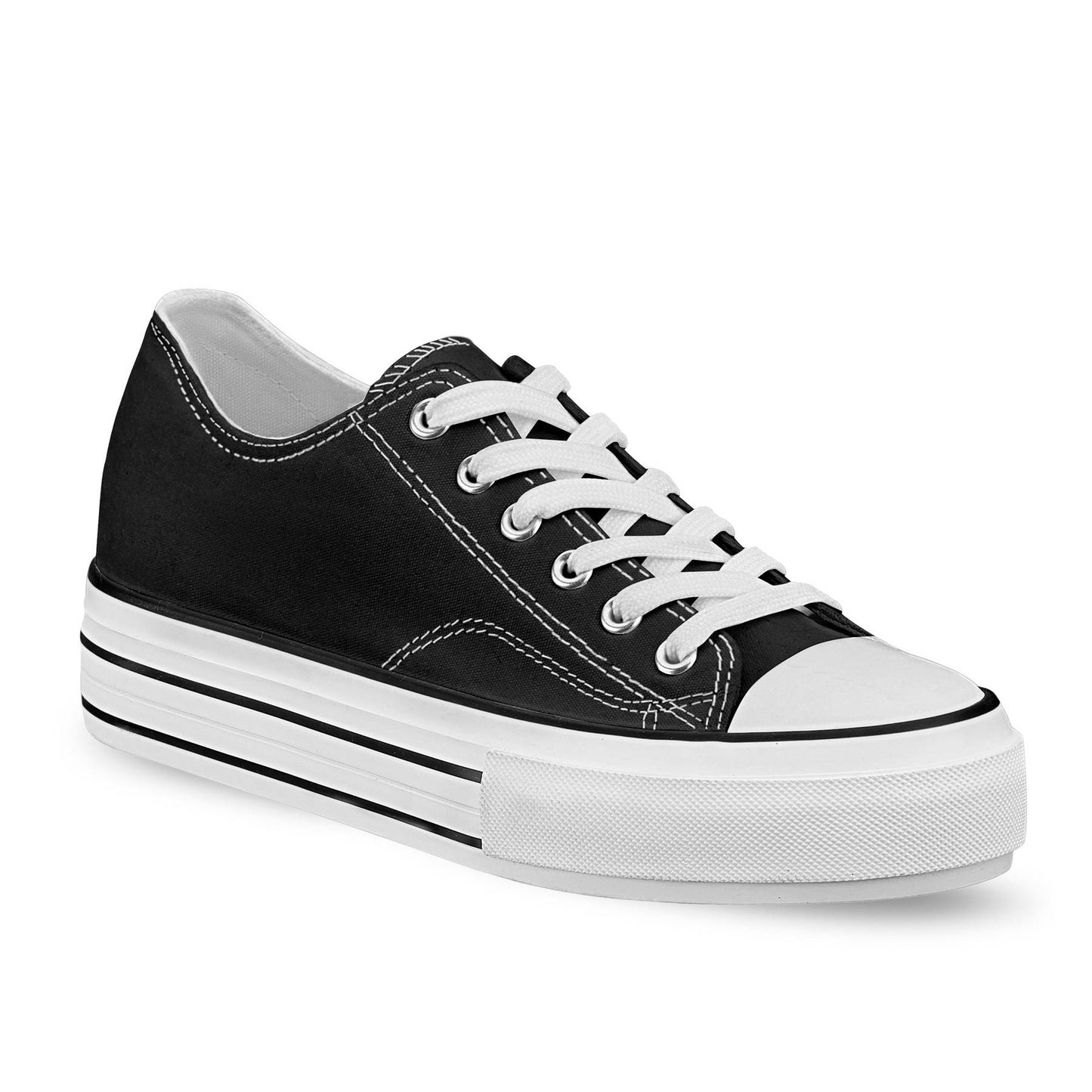 Andrea Canvas Sneakers Platform 87055