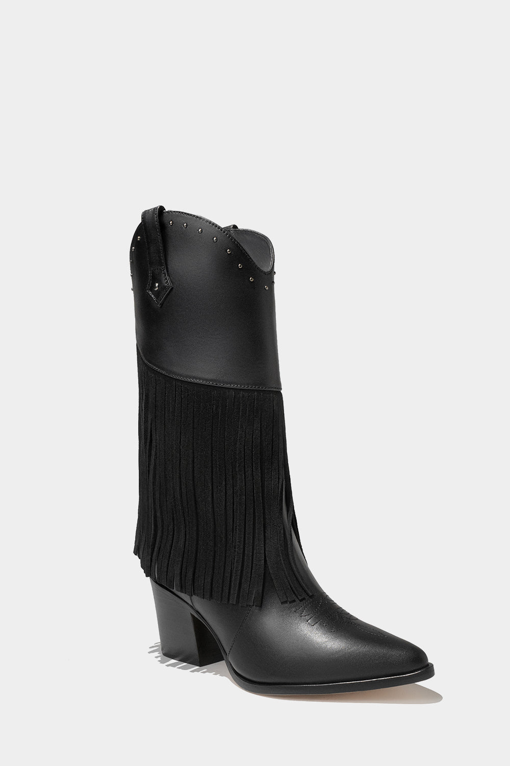 Dante Leather Fringe Boots Feelings For women