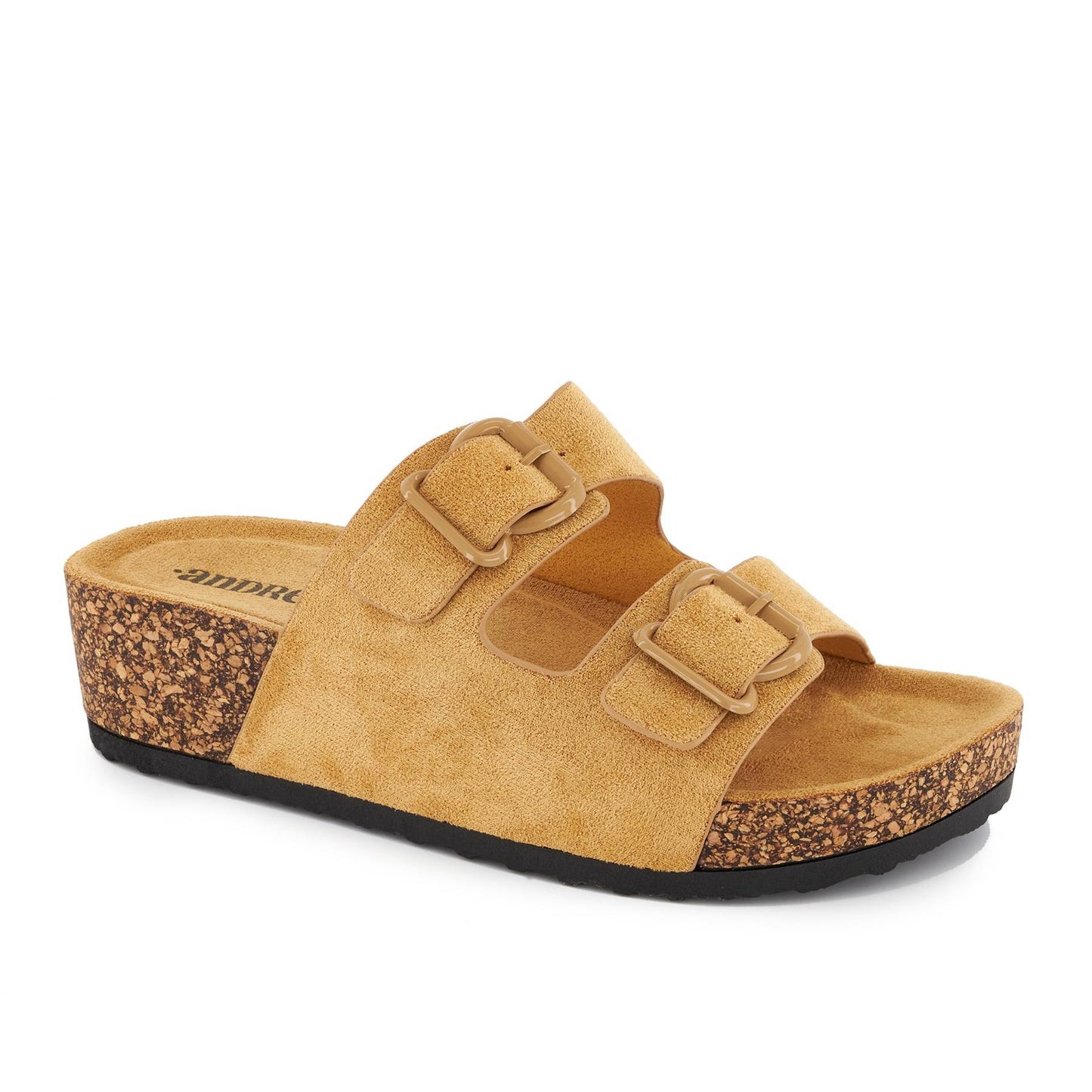 Andrea Double Strap Footbed Platform Sandals 66660