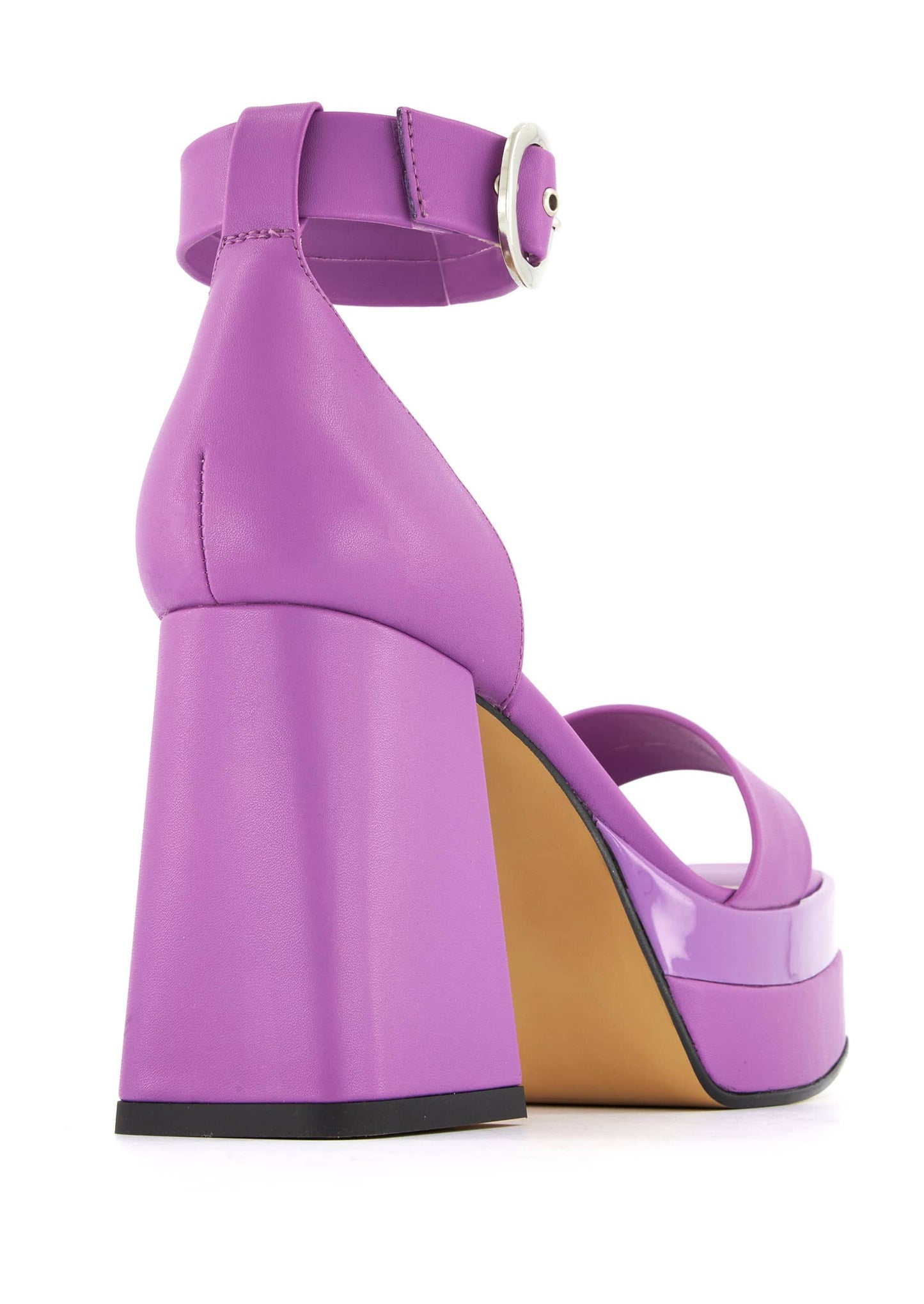 Andrea Ankle Strap Sandal With Round Buckle 62429