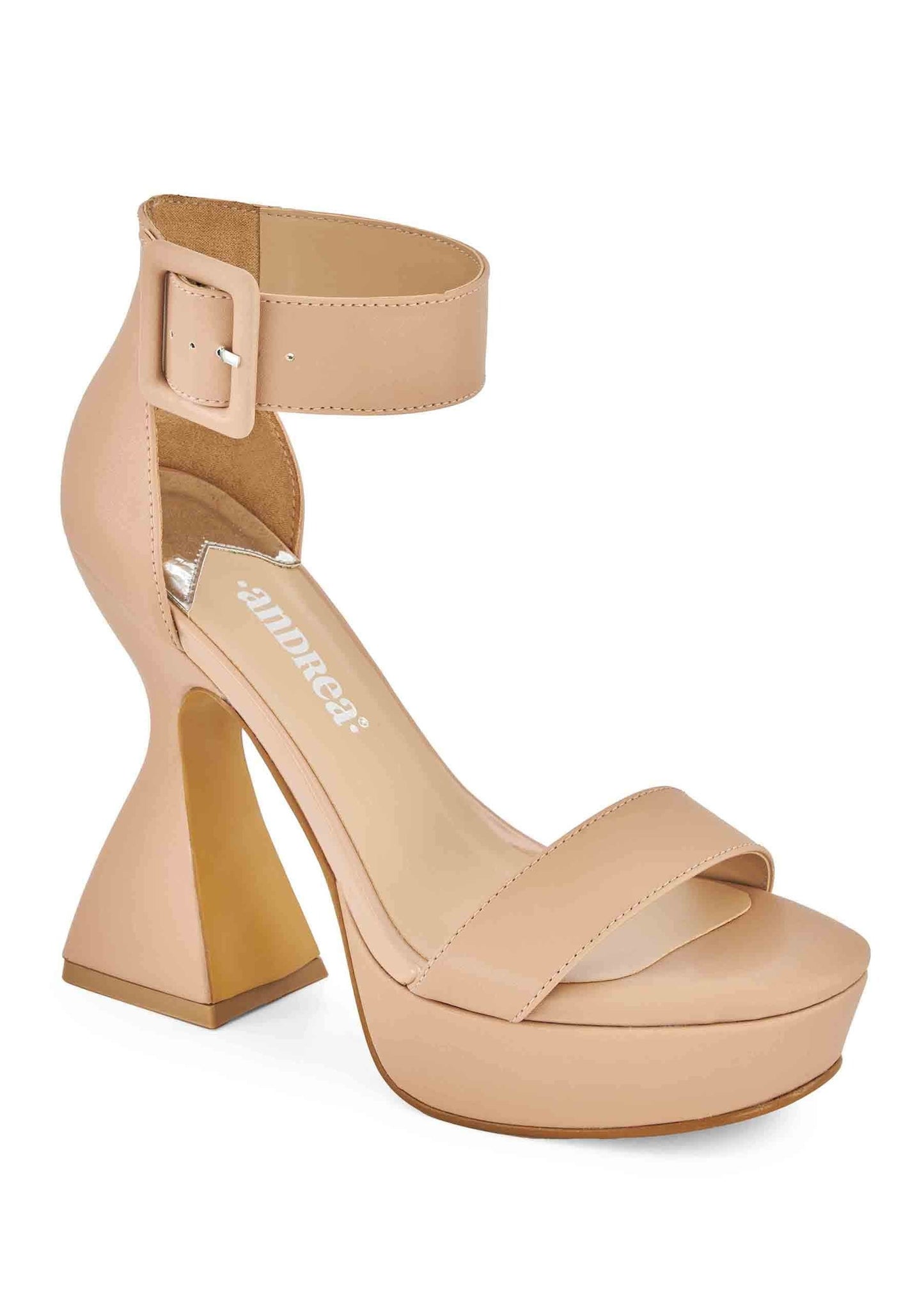 Andrea High Cone Heel Ankle Strap Sandal 70529