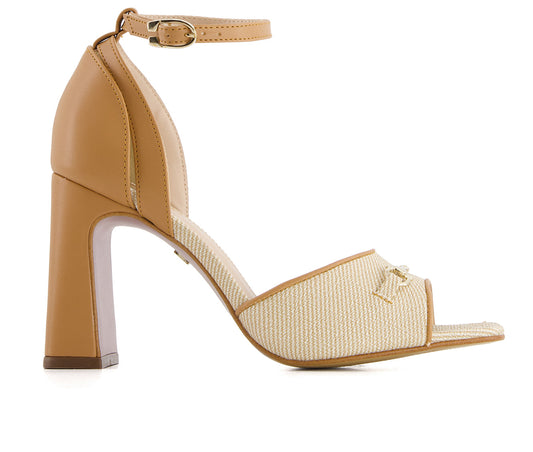 Andrea Women's Heeled Ankle Strap Sandals 65187