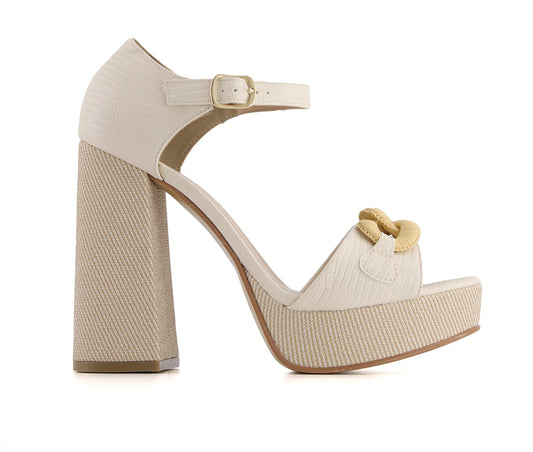 Andrea Women's Ankle Strap Platform High Heel Sandals 64961