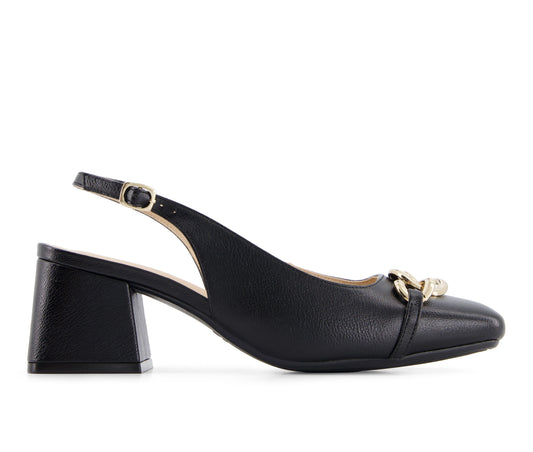 Andrea Women's Slingback Pumps with Square Toe 65678
