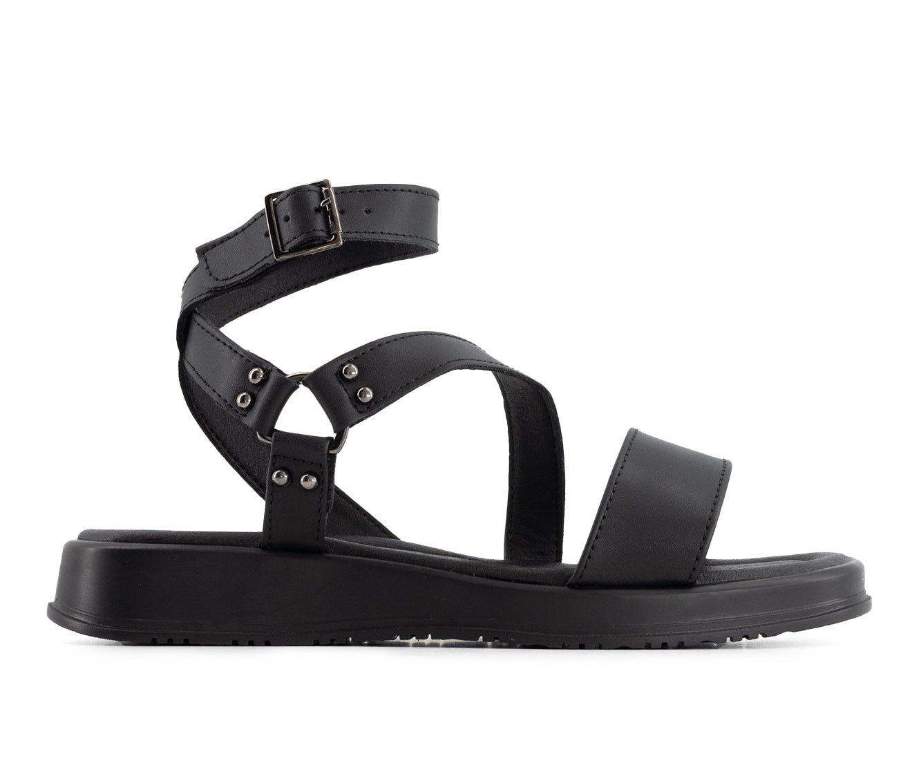 Andrea Women's Flat Sandals With Ankle Strap 69427