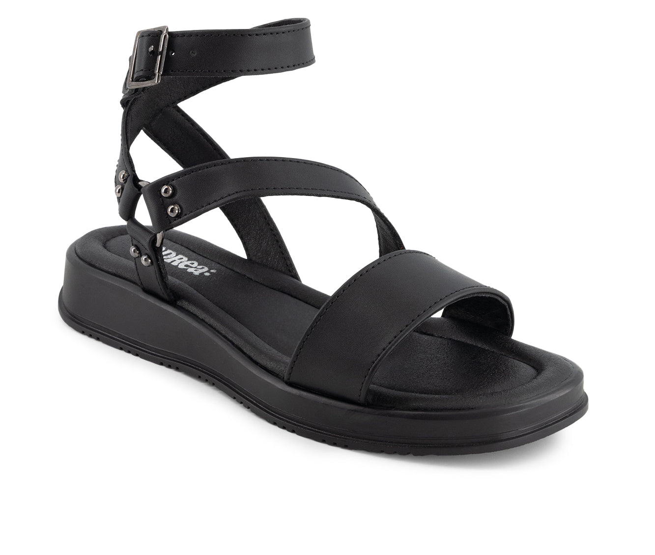 Andrea Women's Flat Sandals With Ankle Strap 69427