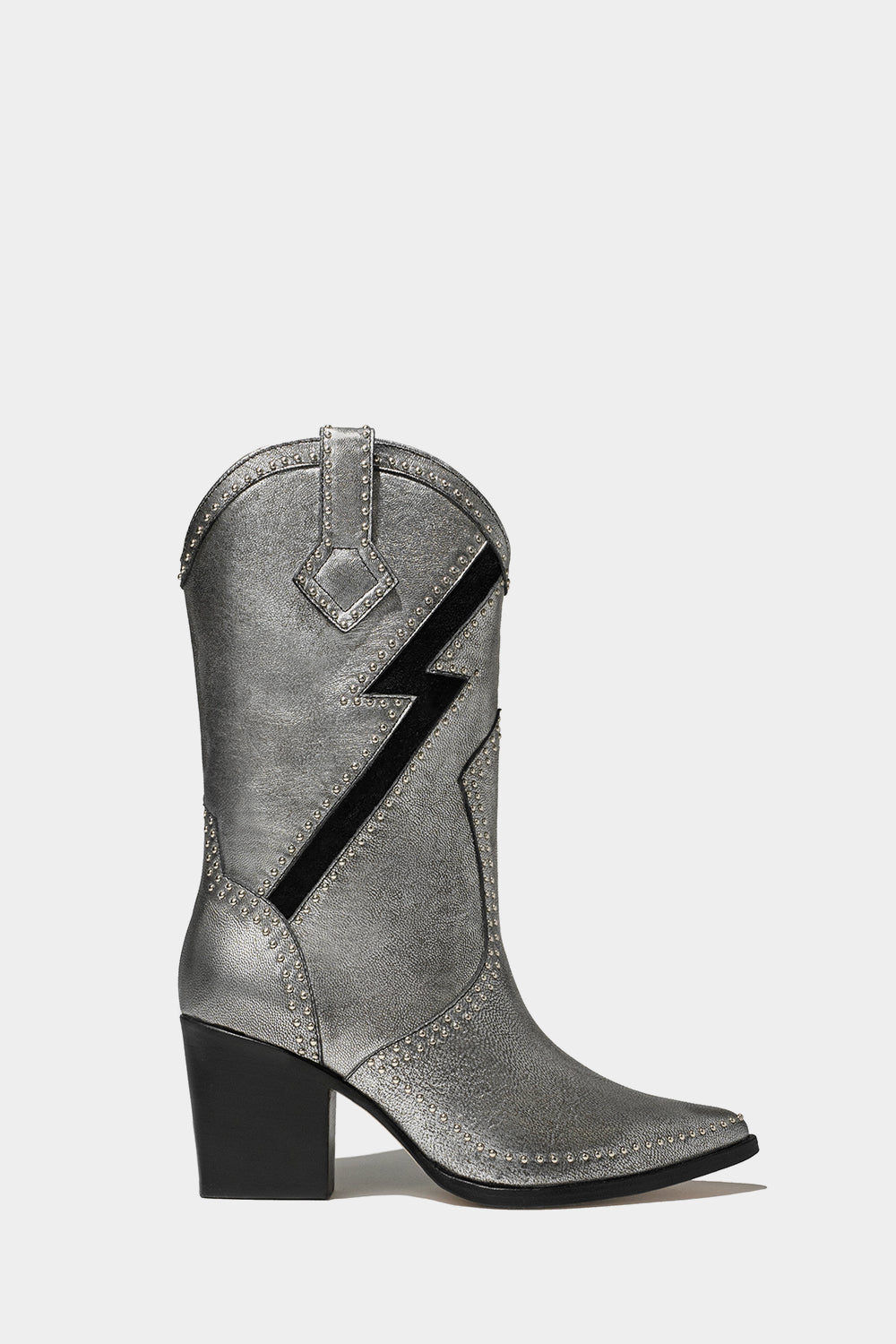 Dante Metallic Leather Boots Freddie For women