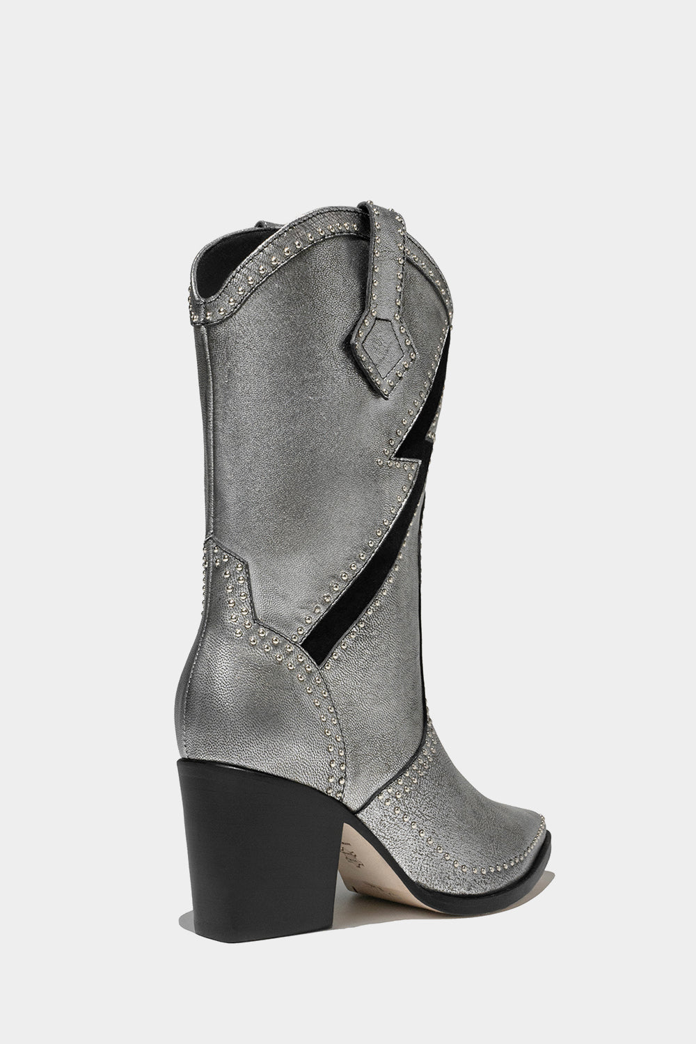 Dante Metallic Leather Boots Freddie For women