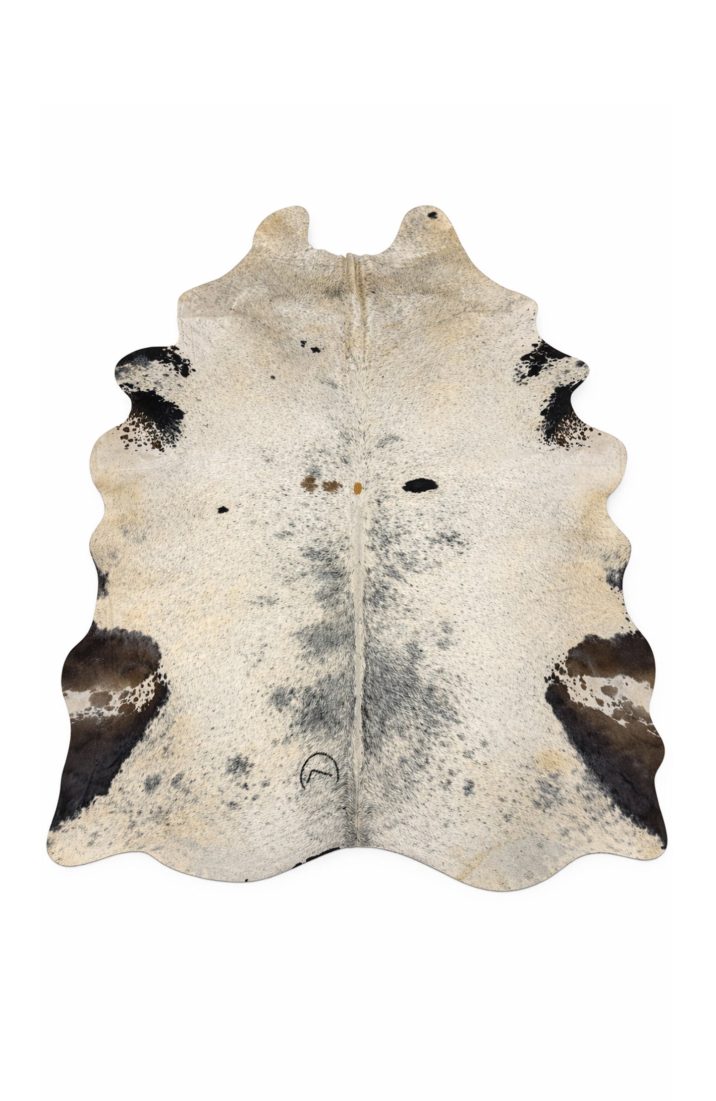 Rhacam Eco Hide Lazlo Black Speckled Cowhide Rug 8'6" × 7'2"