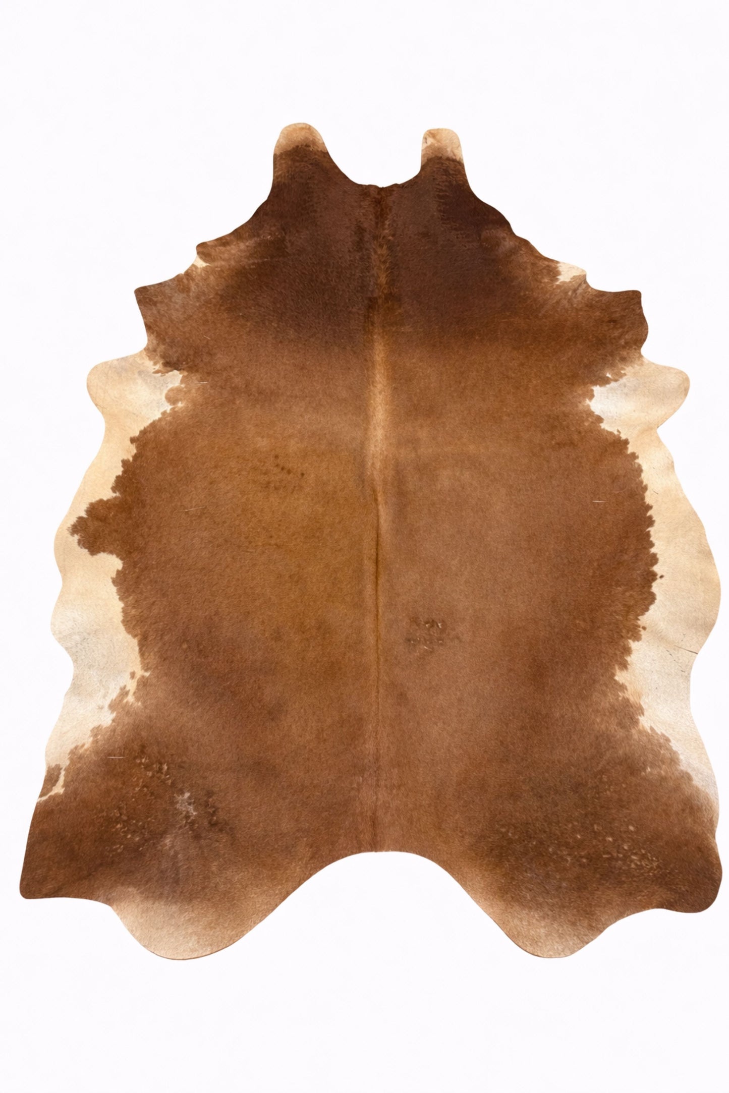 Rhacam Eco Hides Gisselle Brown and White Cowhide Rug 7'6" × 6'6"