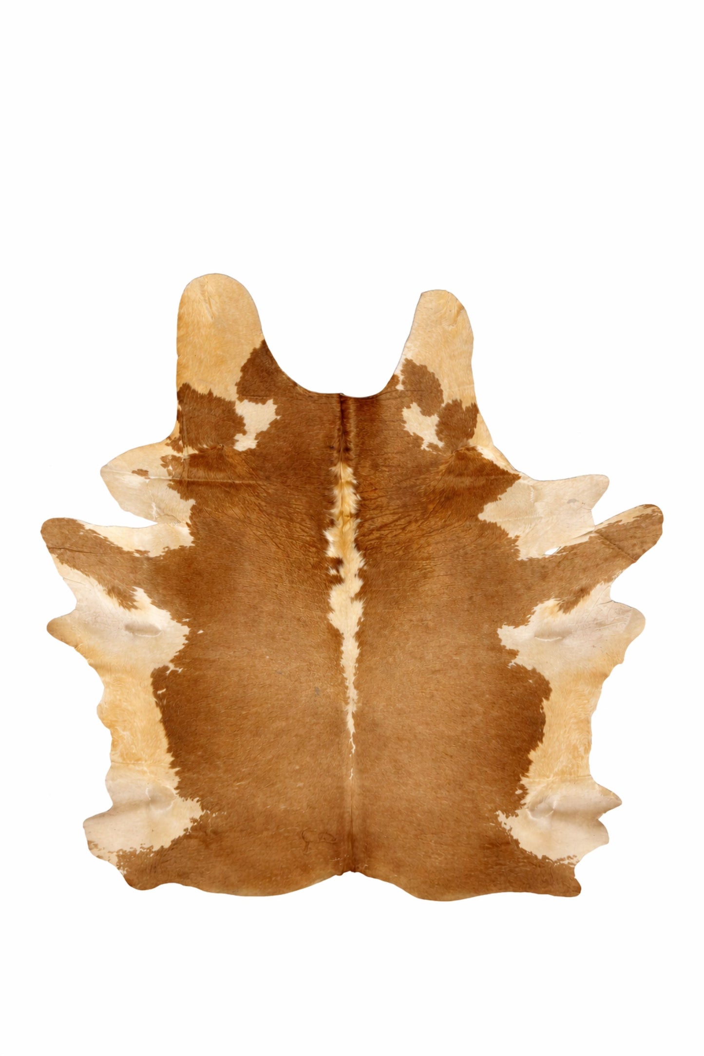 Rhacam Eco Hides Gisselle Brown and White Cowhide Rug 8'2" × 6'3"