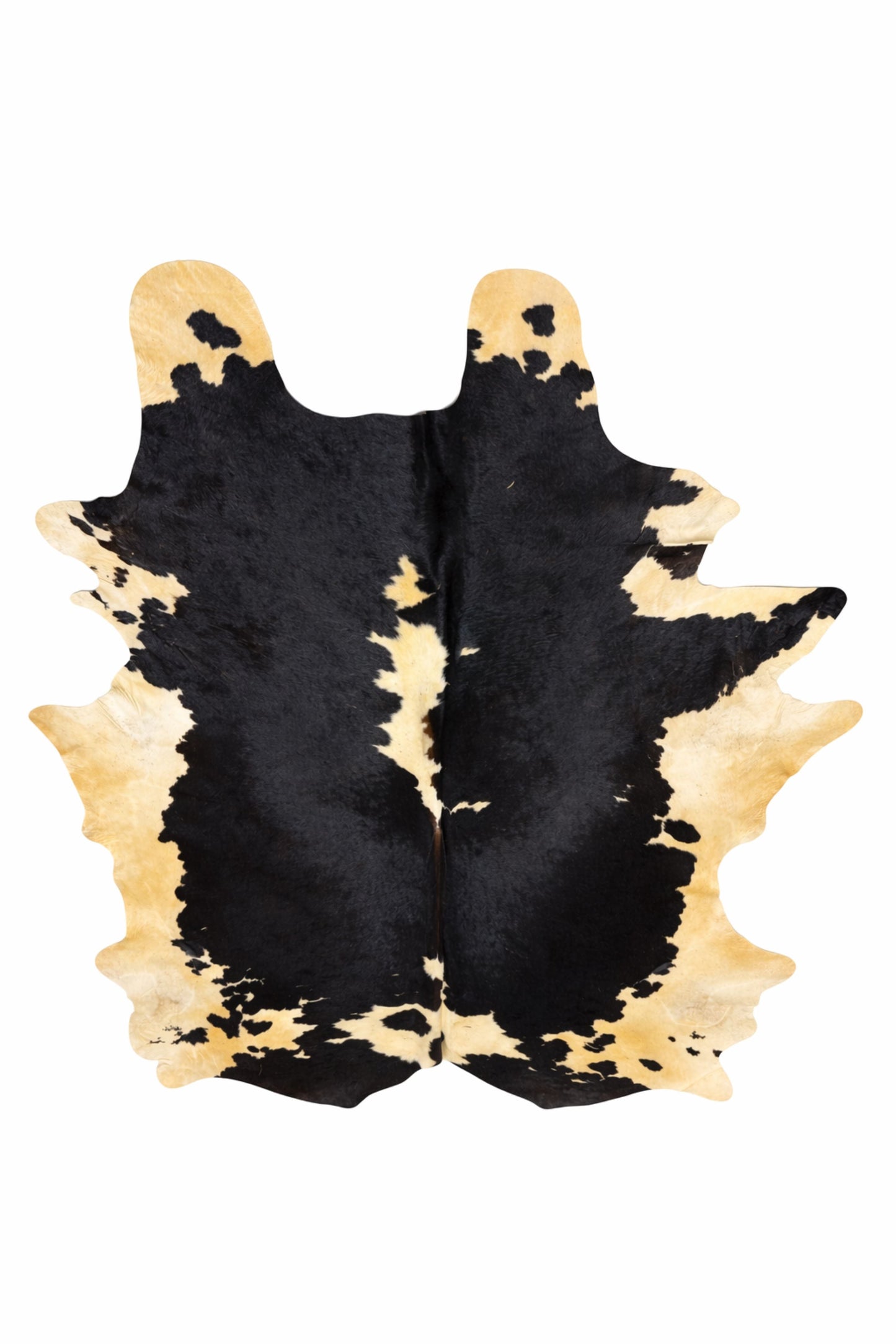 Rhacam Eco Hides Audrey Black and white Cowhide Rug 8'6" × 6'11"
