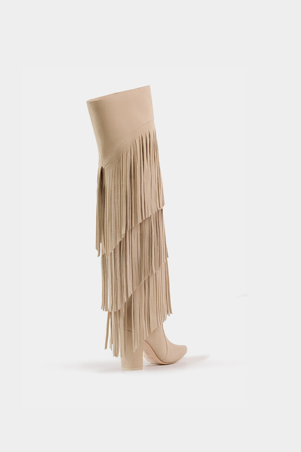 Dante Fringe Leather Tall Boots Vespa For women