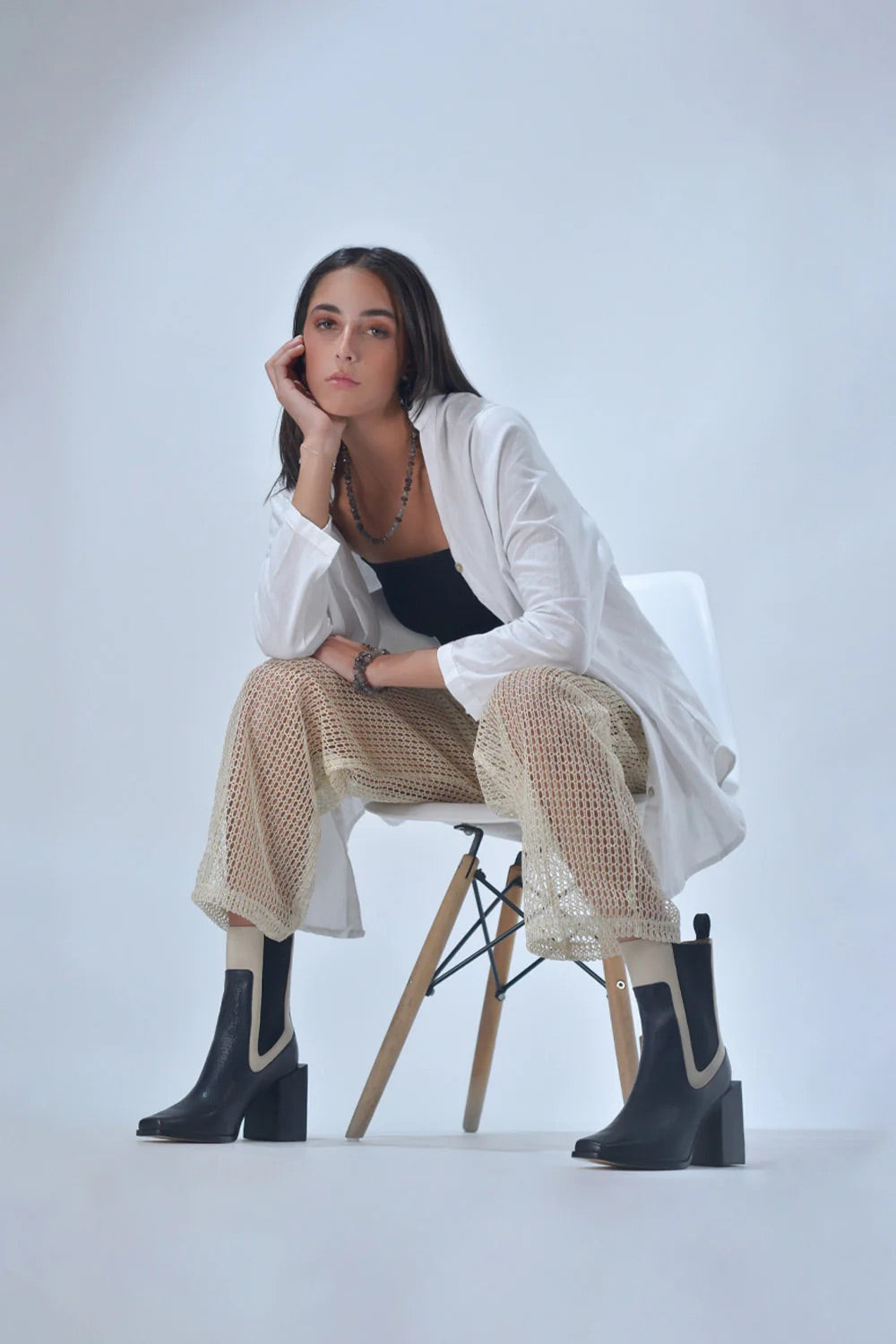 Dante Leather Ankle Boots Adama For women
