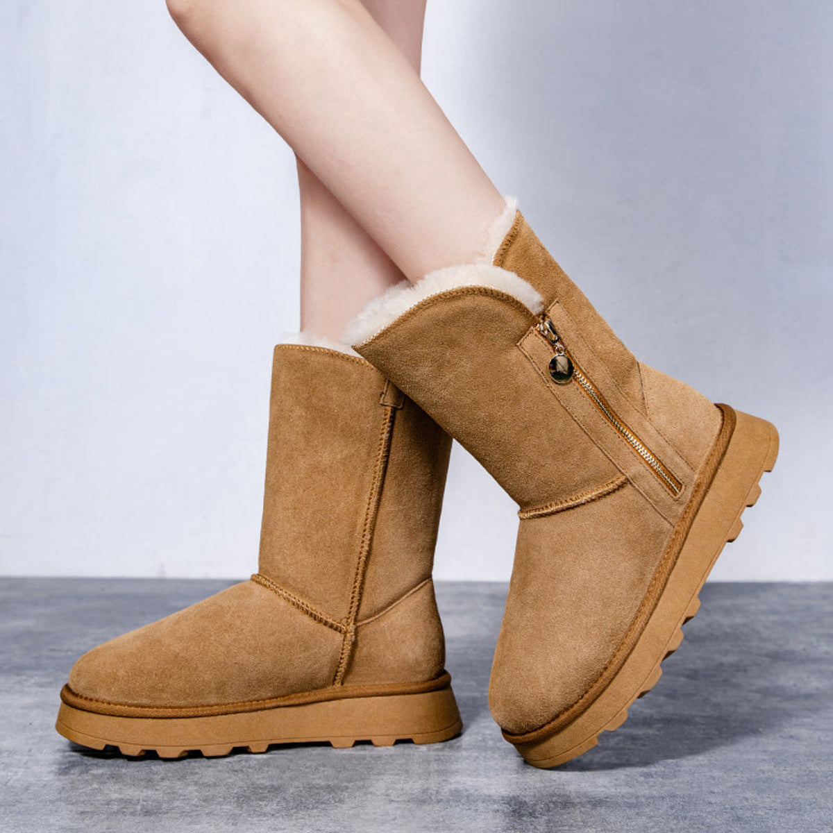 Women's Boots Spring CY2466 Chesnut