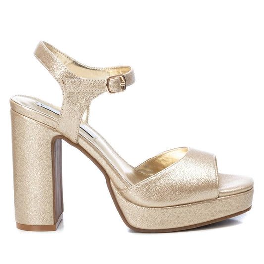 Women's Heel Sandals By XTI, 4529602 Gold