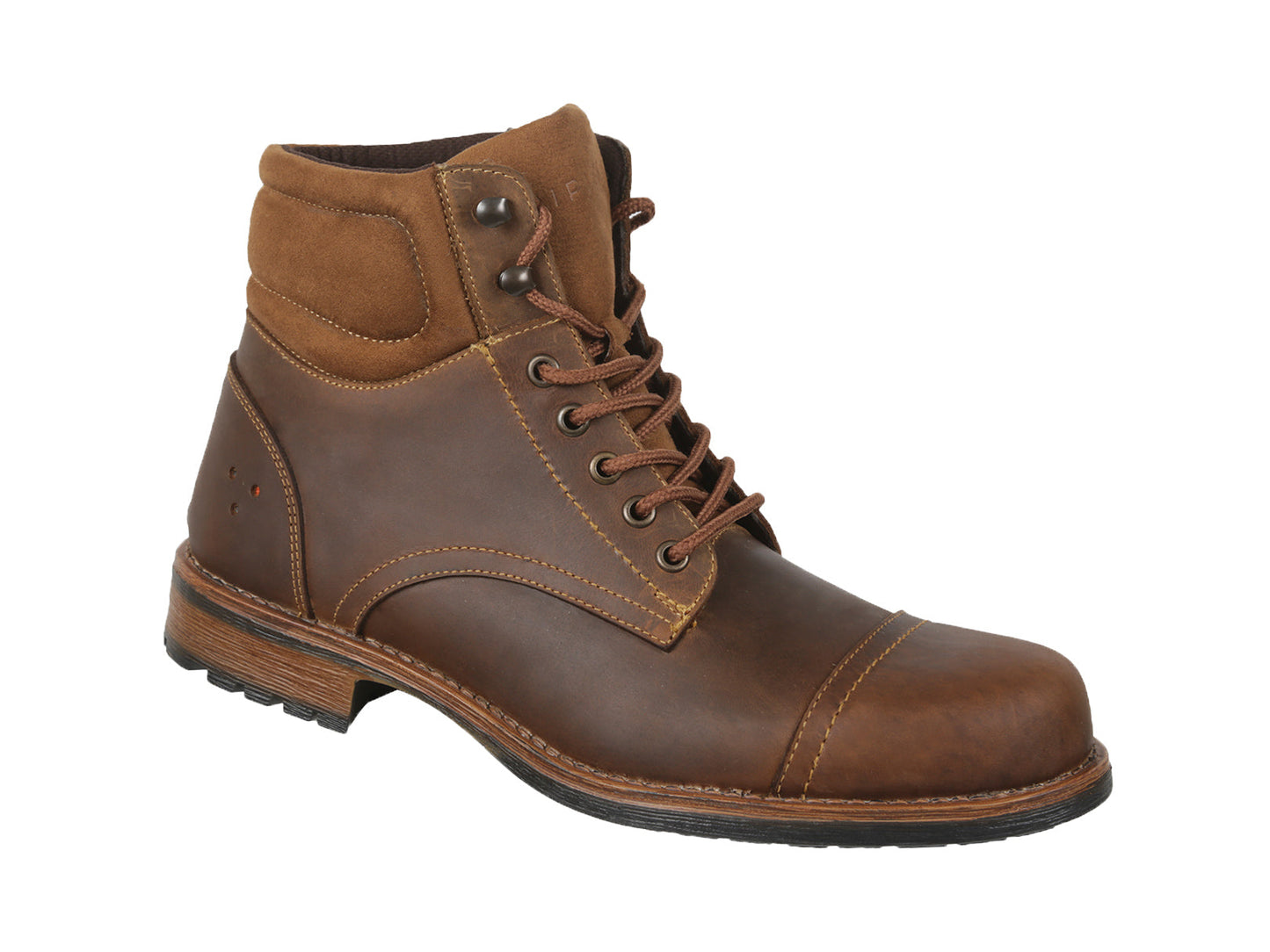 casual mens leather boots laces