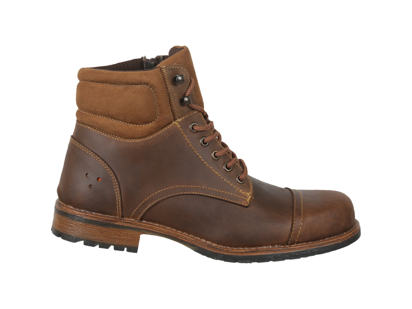 casual mens leather boots laces