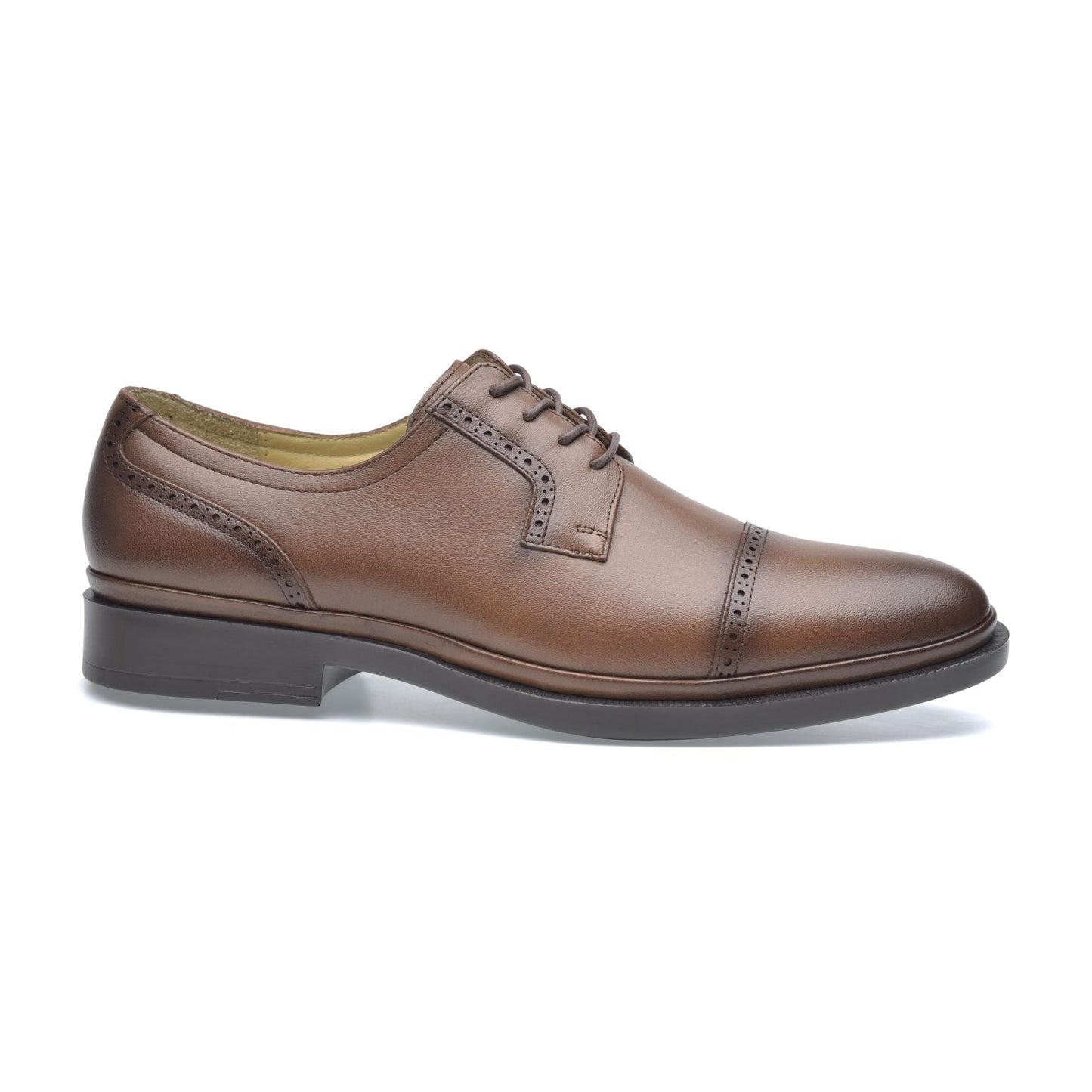 Premium comfort lambskin leather oxfords mens shoes