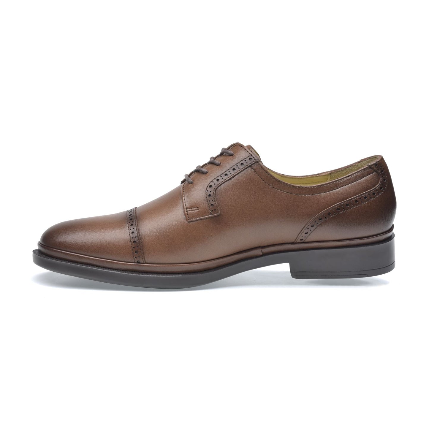 Premium comfort lambskin leather oxfords mens shoes