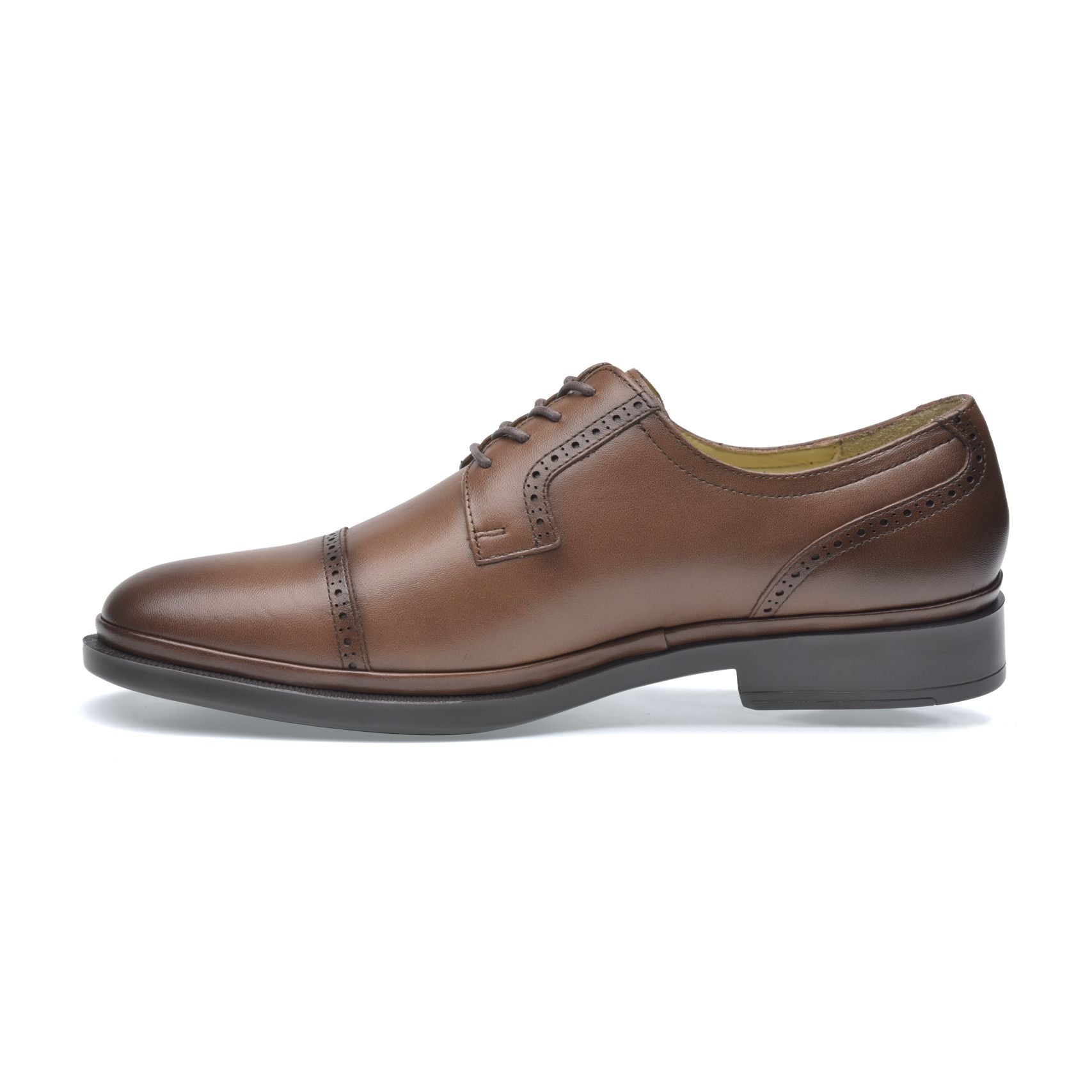 Premium comfort lambskin leather oxfords mens shoes