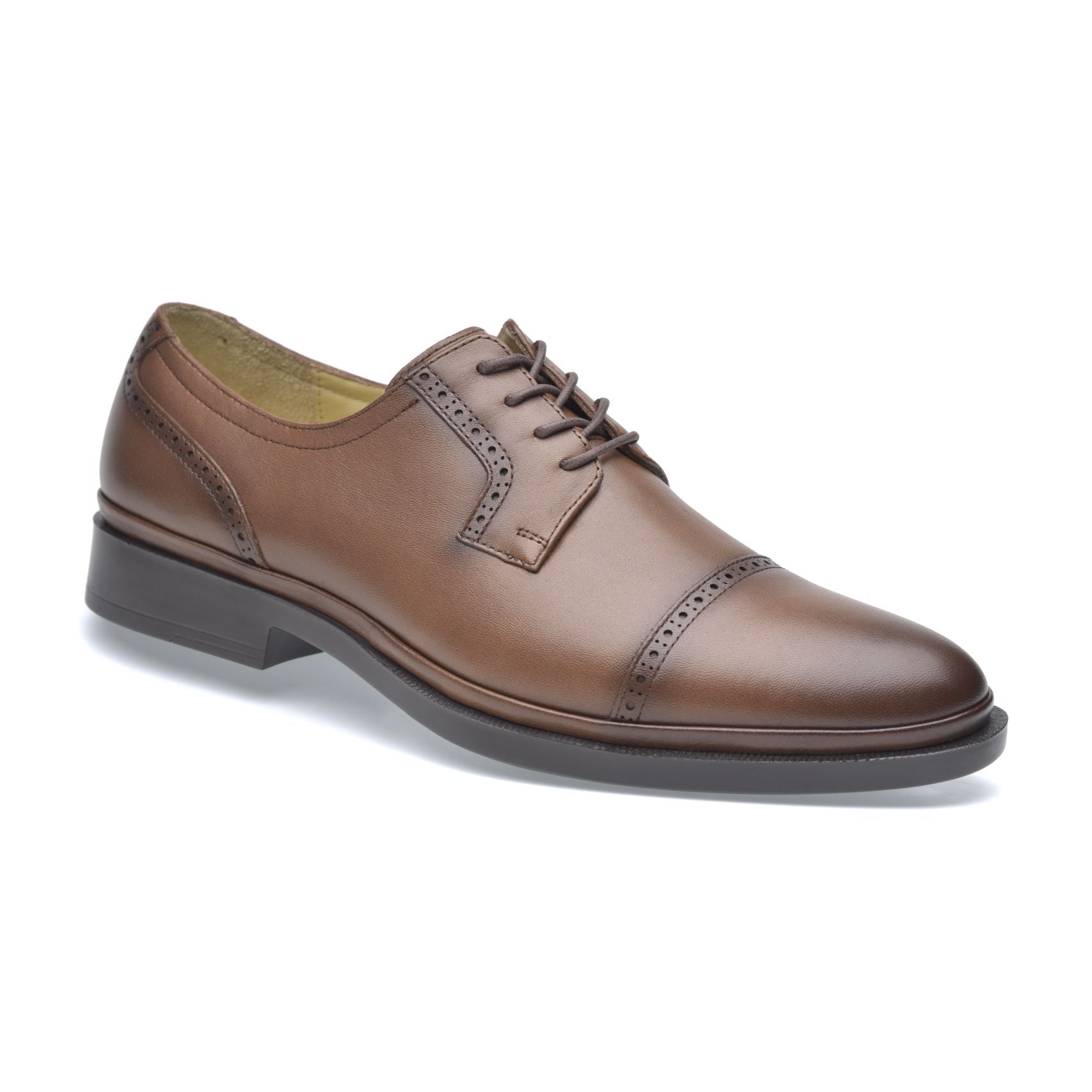 Premium comfort lambskin leather oxfords mens shoes