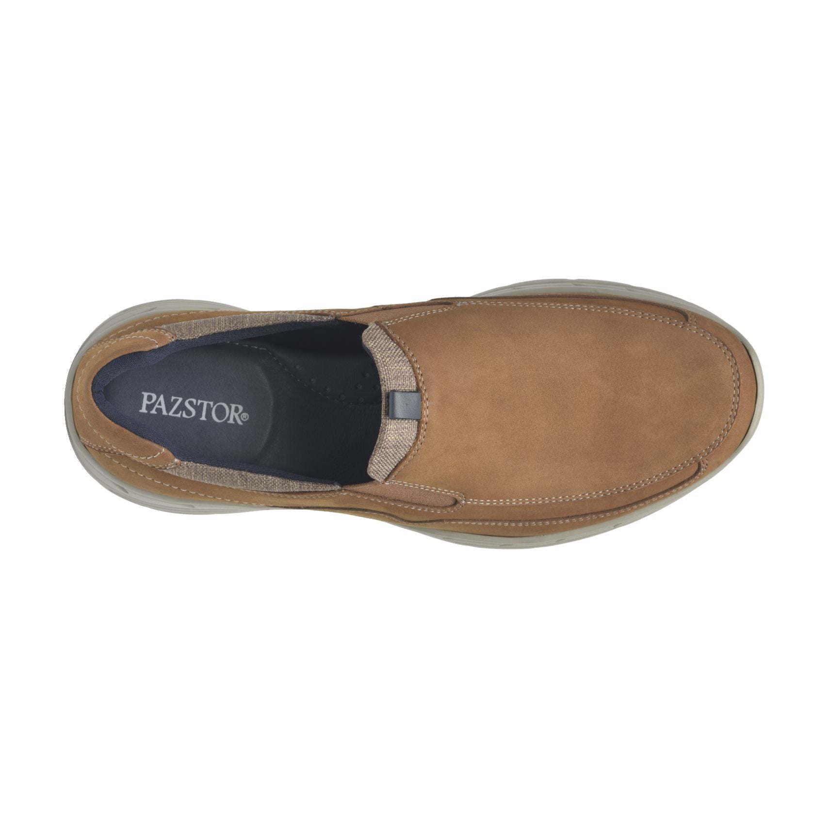 pazstor nubuck leather mocassins