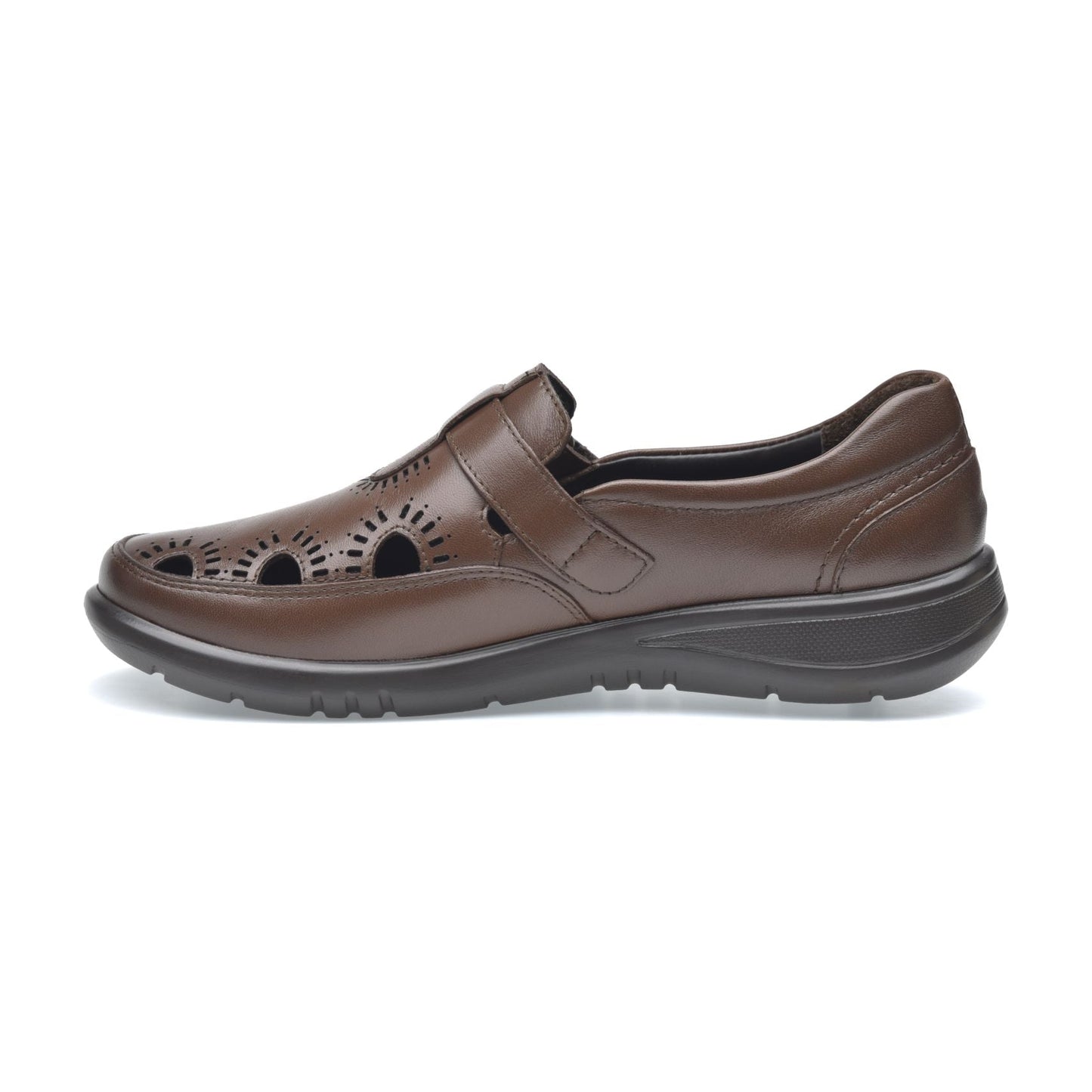 lambskin leather closed toe shoes sandals for women