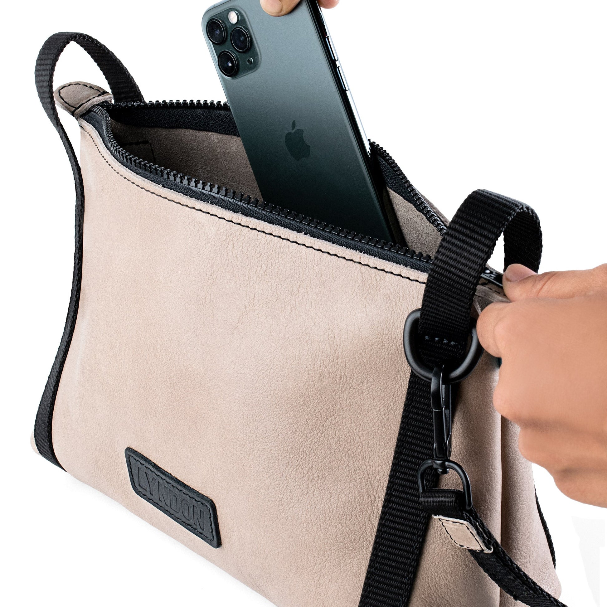 leather crossbody women