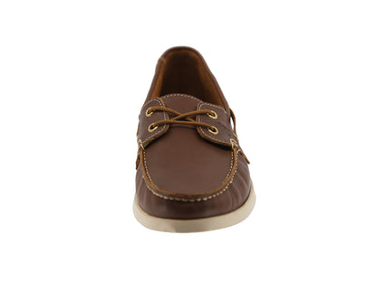 leather mocassins brown