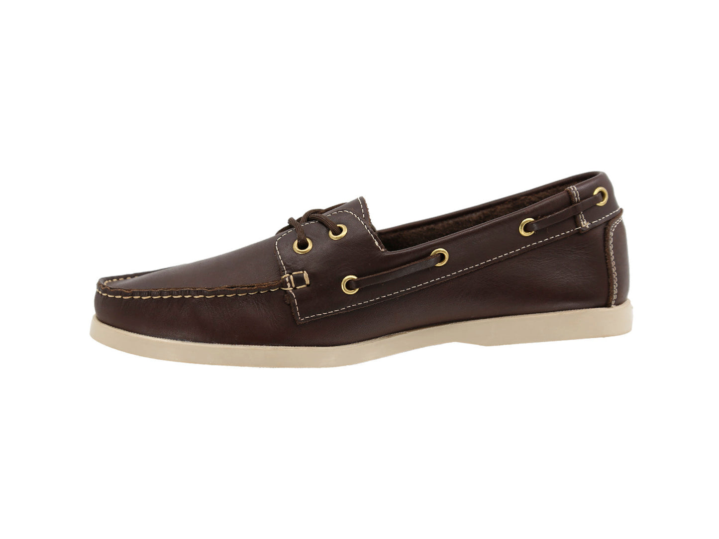 leather mocassins brown