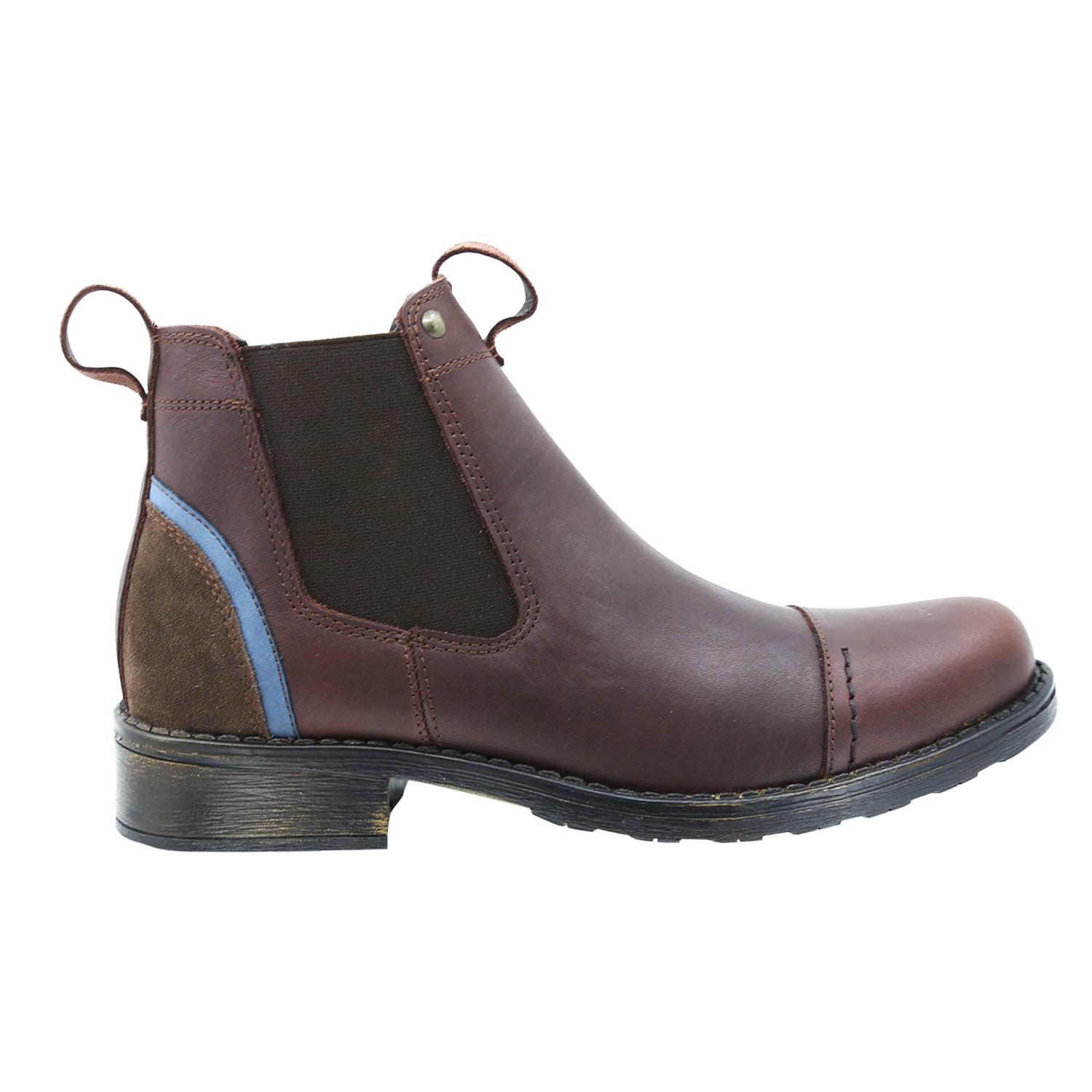 Mens leather boots casual