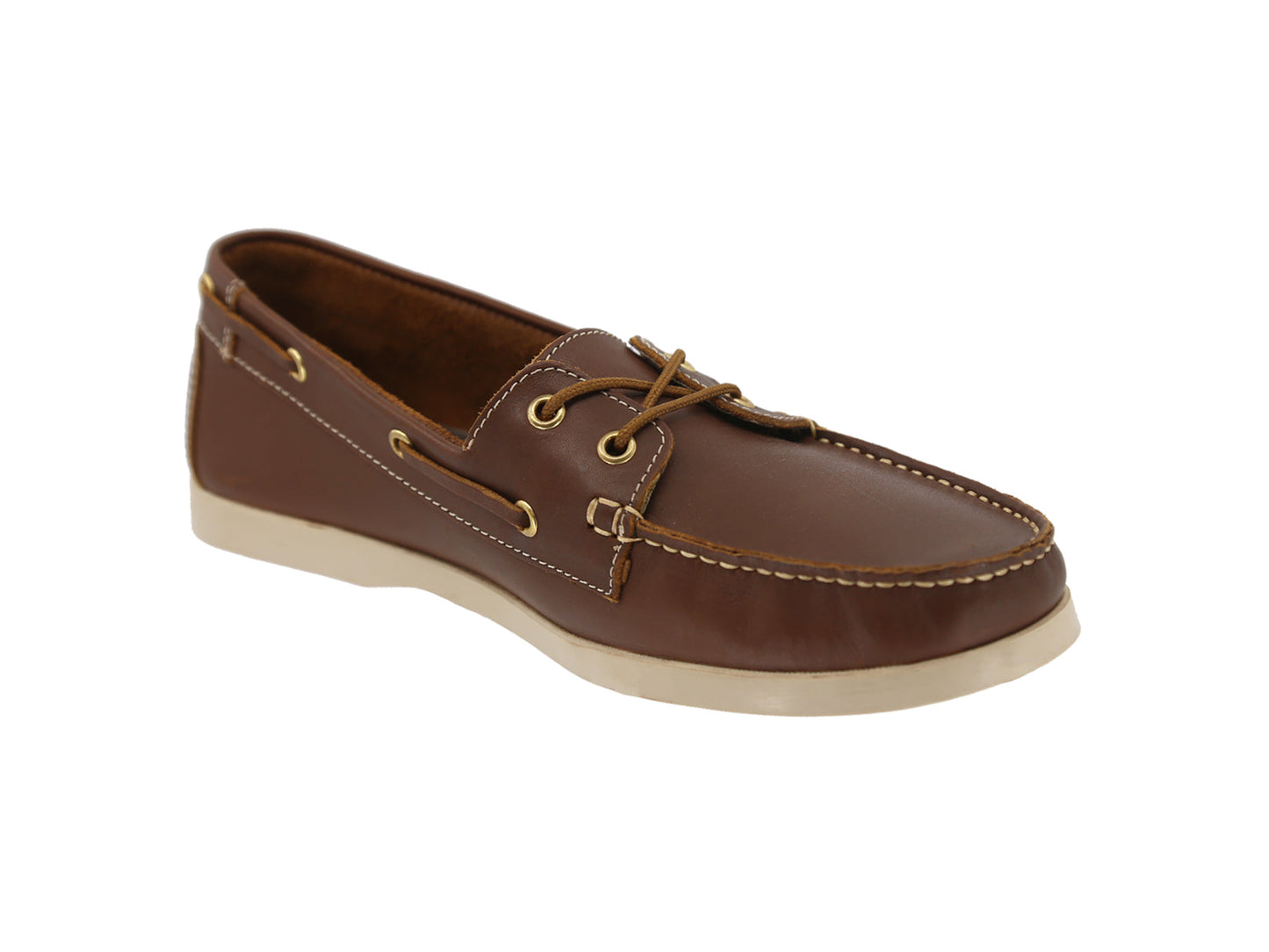 leather mocassins brown