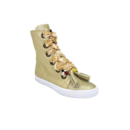 sneaker boots gold