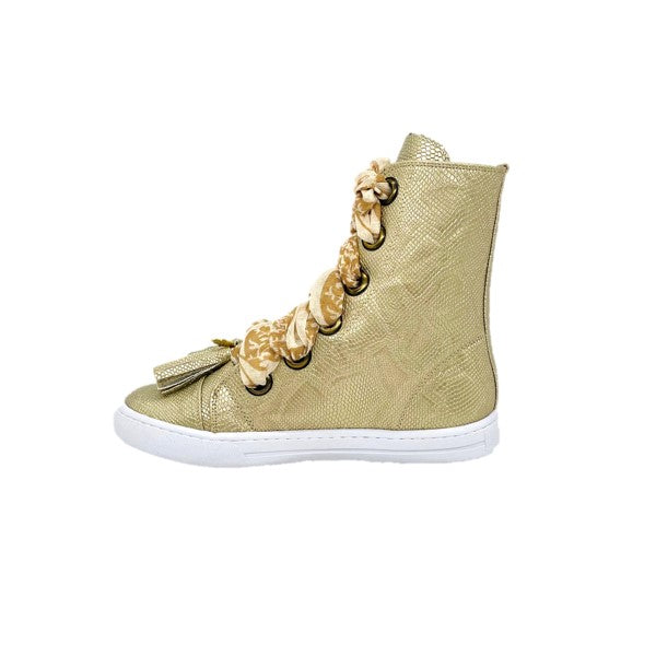 sneaker boots gold