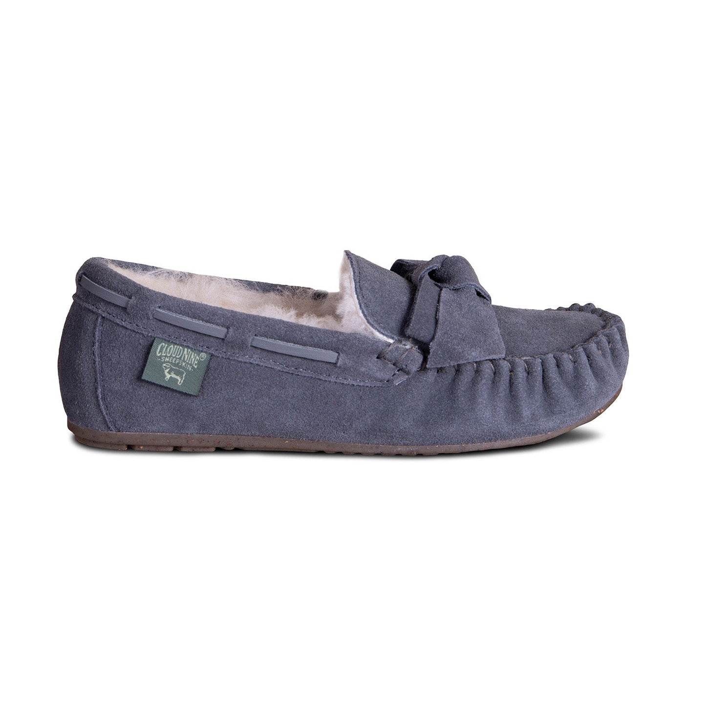 Cloud Nine Sheepskin Ladies Scarlet Moccasin Indoor/Outdoor