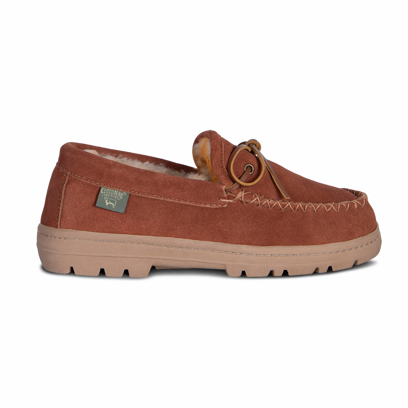 Cloud Nine Sheepskin Mens Trekker Moccasin Indoor/Outdoor