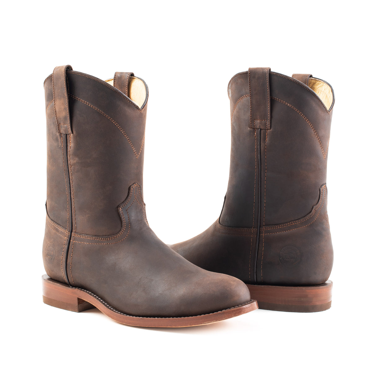 7L SIETE LEGUAS Men's Leather Sole Roper Boot 7L1000L
