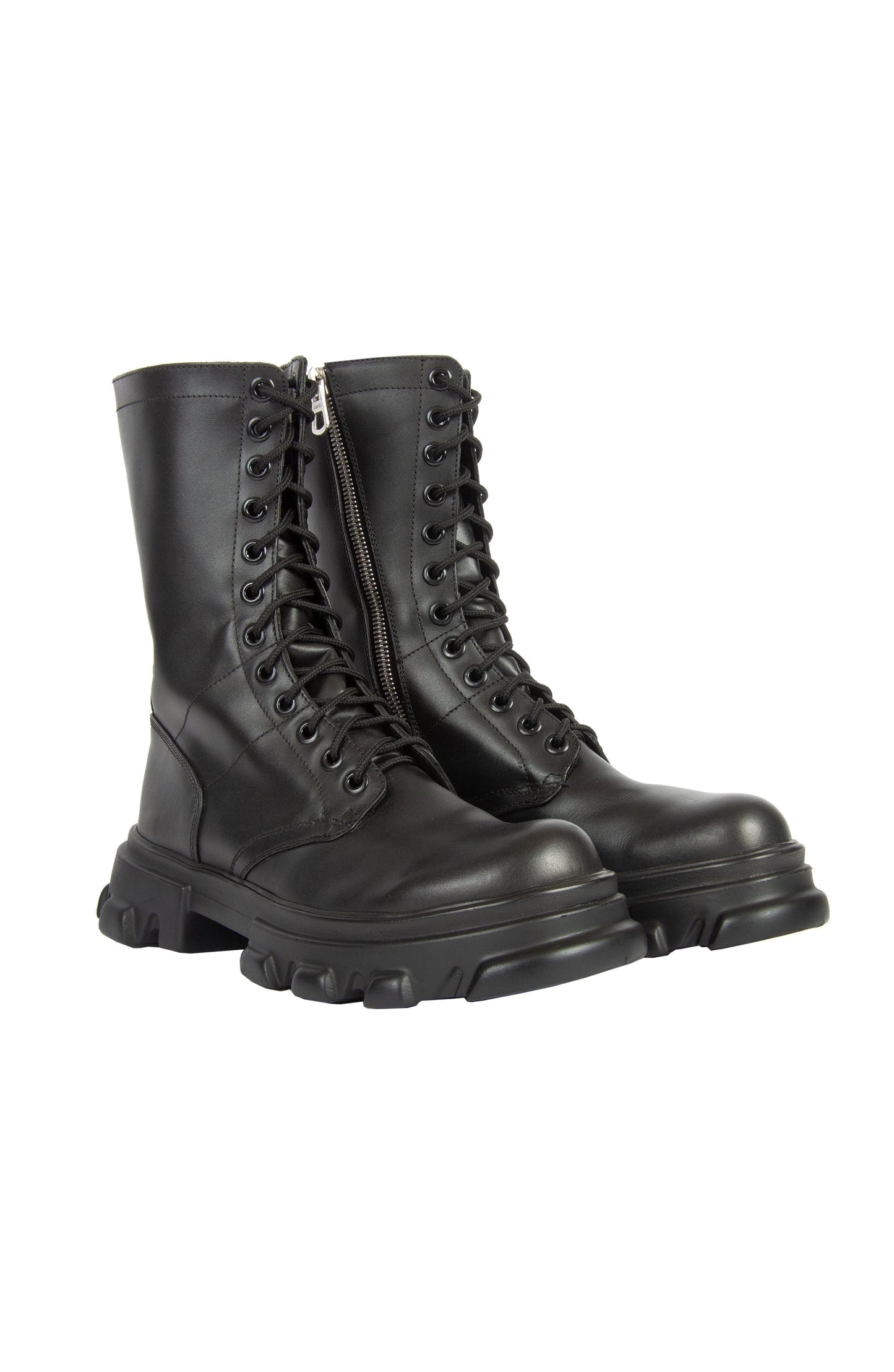 High Altitude Black Leather Boots BSB