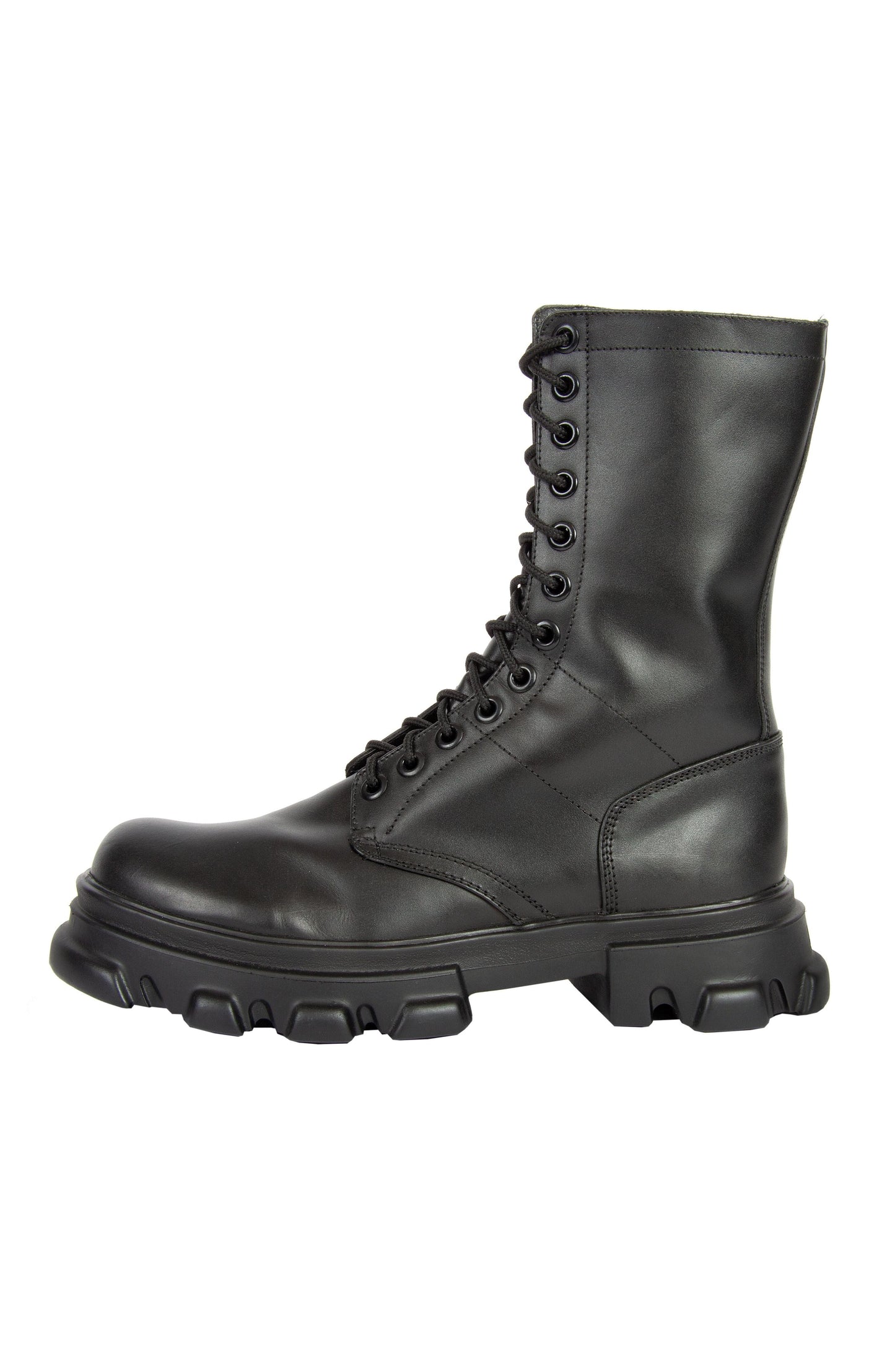 High Altitude Black Leather Boots BSB