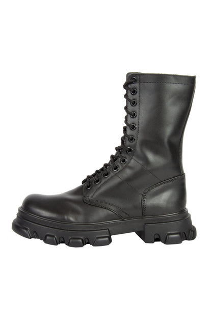 High Altitude Black Leather Boots BSB