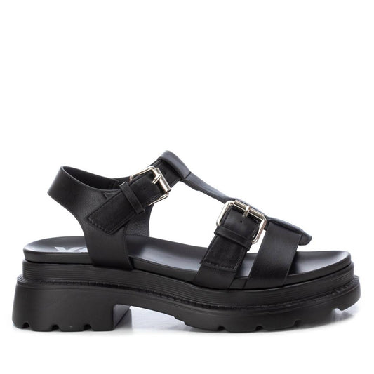 Women's sandals 142314 BLACK