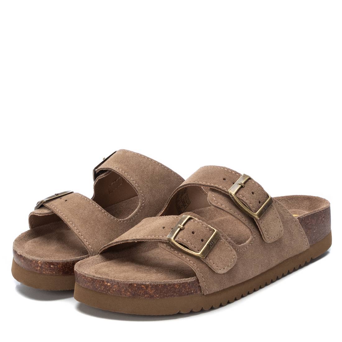 Women's footbed double strap sandals 142552